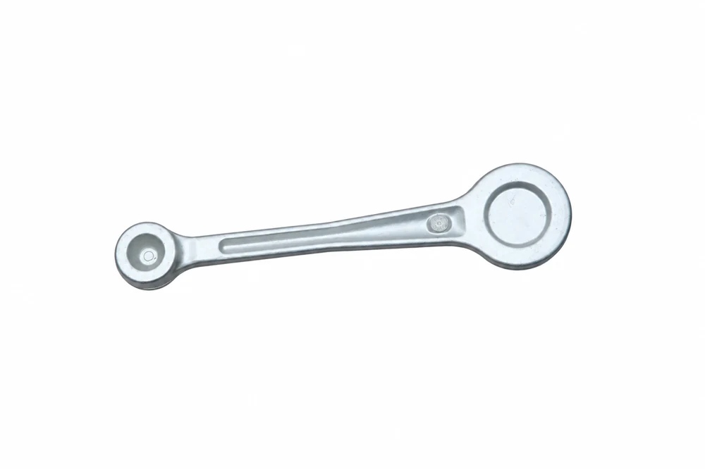 Aluminium components on a white background Aluminium components on a white background