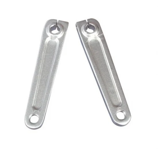 Aluminium forging parts on a white background Aluminium forging parts on a white background