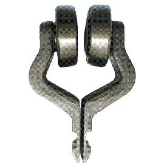 Forged Chain Parts on a white background Forged Chain Parts on a white background